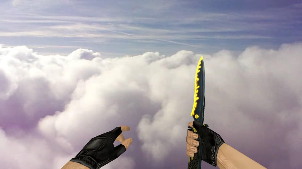 Default Knife Yellow-Hand
