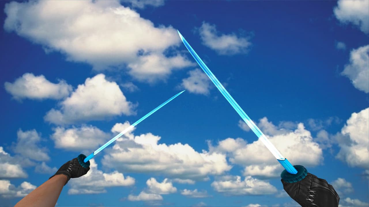 Dual Katana Crystal