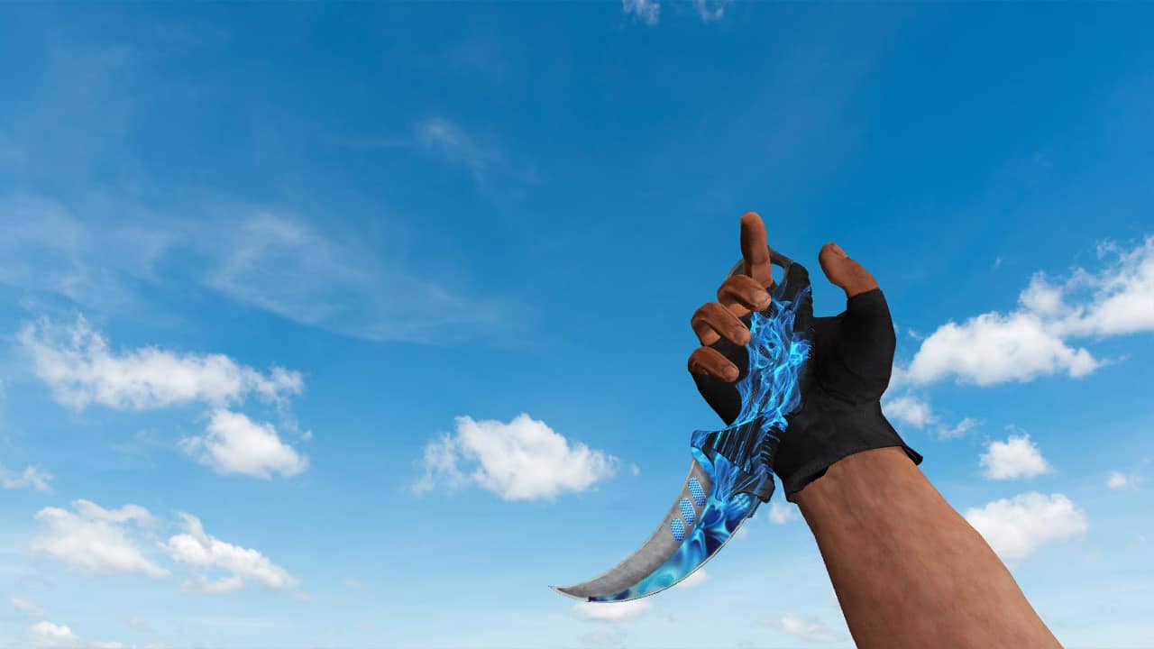 Karambit Blue Flame