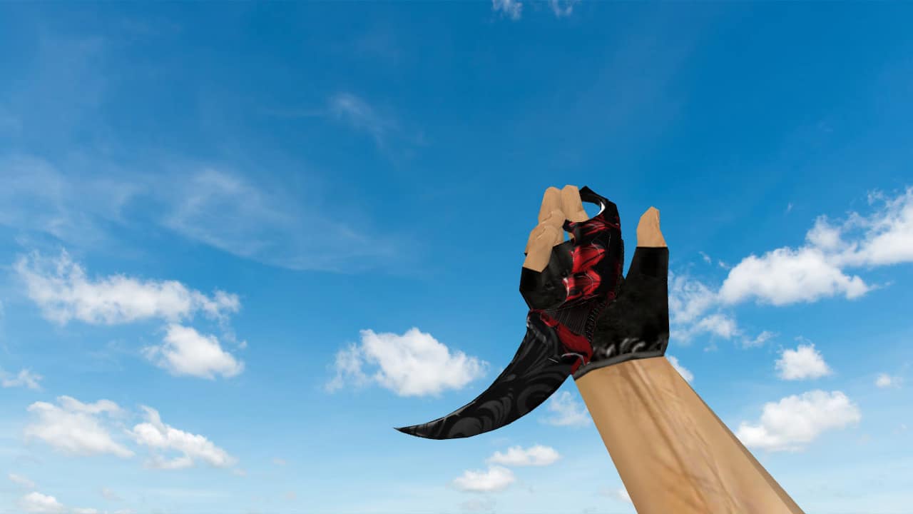 Karambit Red Khokhloma