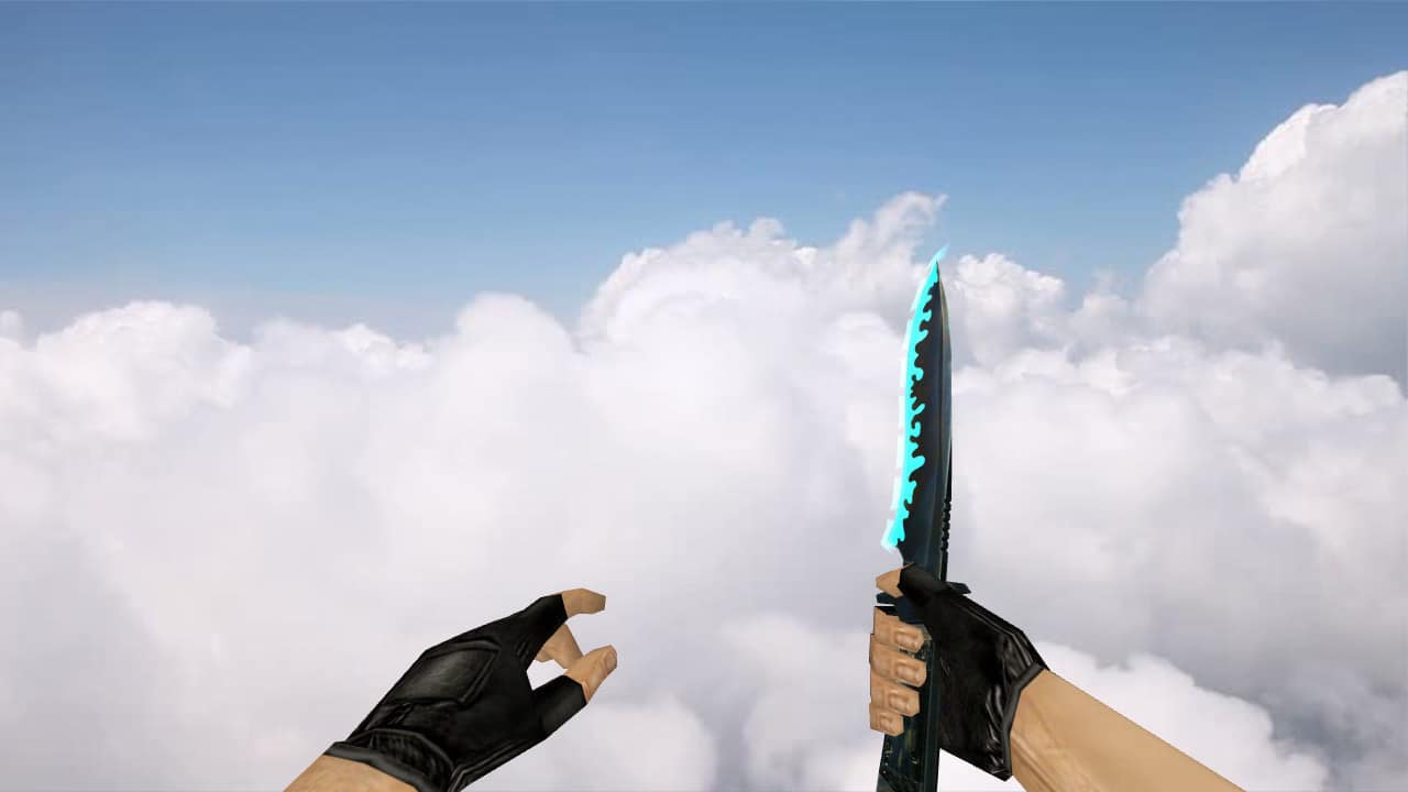 Knife Neon Lightblue
