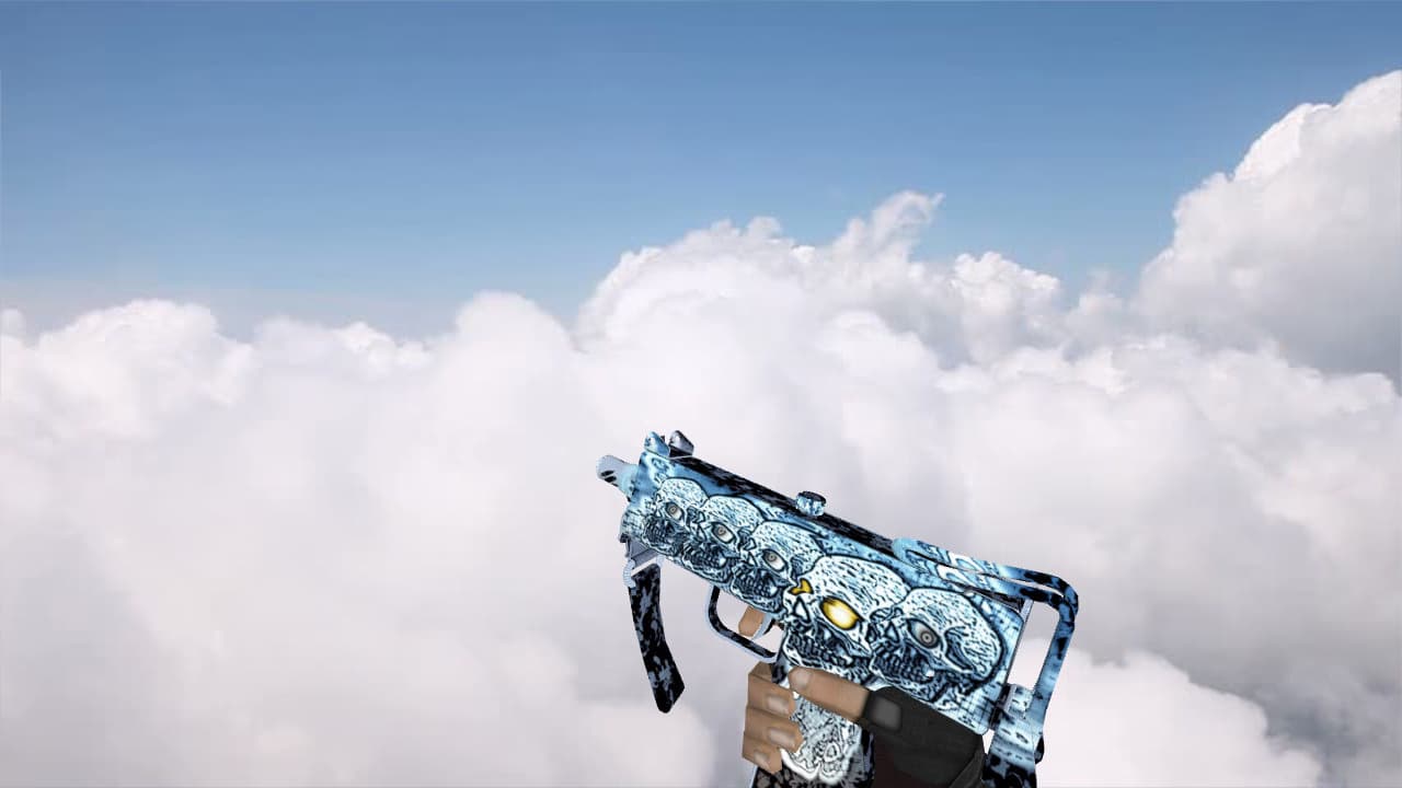 MAC-10 Diamond skull