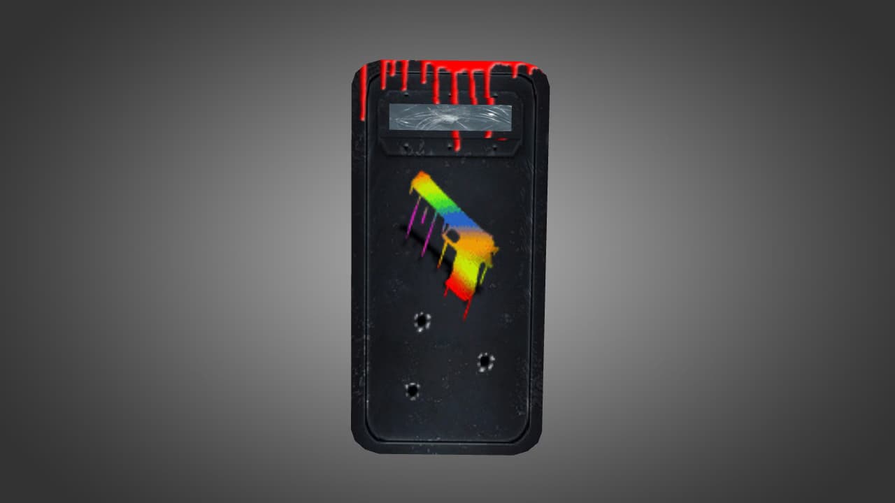 Shield Vandalized